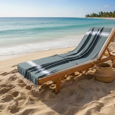 Fouta Traditionnelle Accessoire de plage écoresponsable