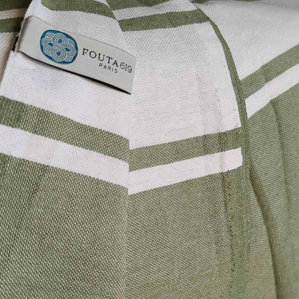 Serviette de bain vert olive
