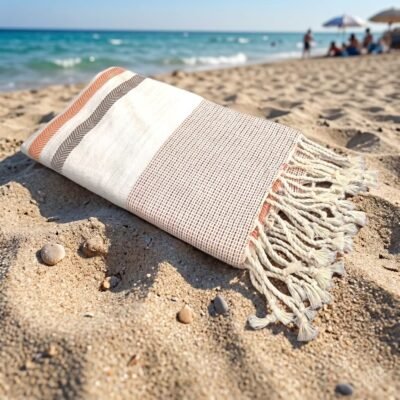 fouta jrida orange