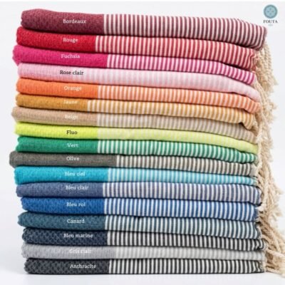 fouta nid d'abeille