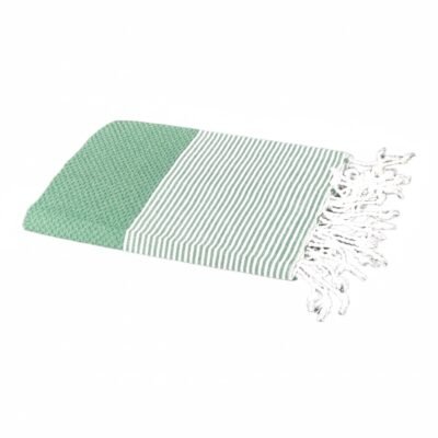 Fouta nid d'abeille Vert
