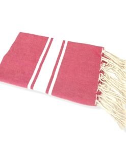 serviette légère fushia