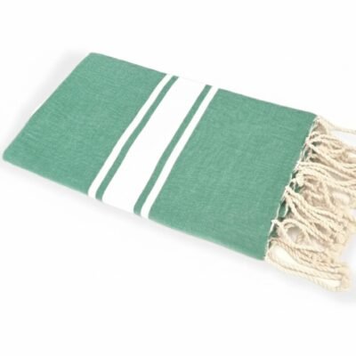 Fouta de plage vert