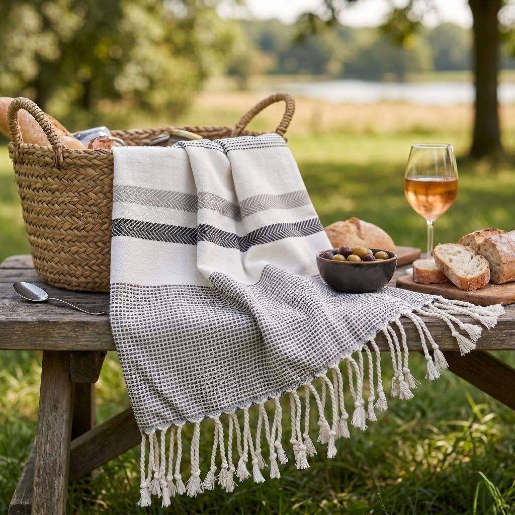 fouta jrida gris