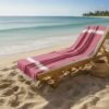 fouta rose fuschia