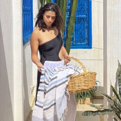 Fouta de plage Jrida