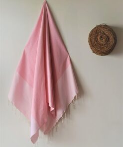 fouta rose clair