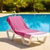 fouta rose magenta