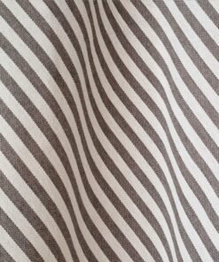 fouta marinière marron