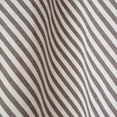 fouta marinière marron