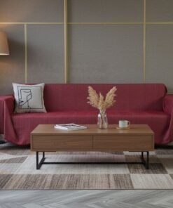 jeté de canapé uni