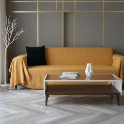 jeté de canapé uni