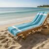 fouta plage bleu ciel
