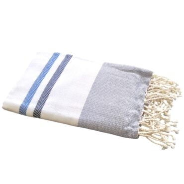 Fouta épaisse bleu marine