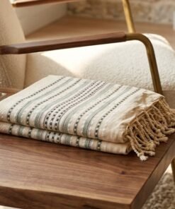 serviette de plage beige