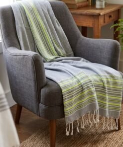 fouta traditionnelle grise
