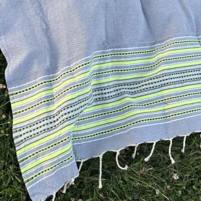 fouta traditionnelle grise
