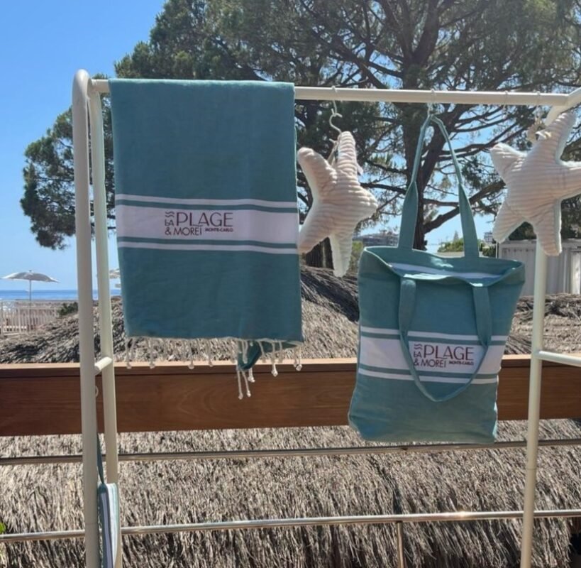 fouta personnalisée beach plage