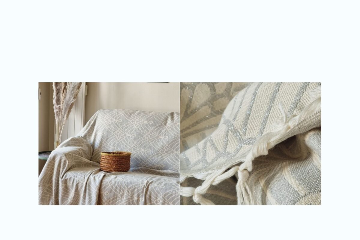 Promo jeté jacquard