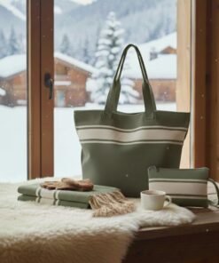 Pack Fouta Sac et Trousse - Olive