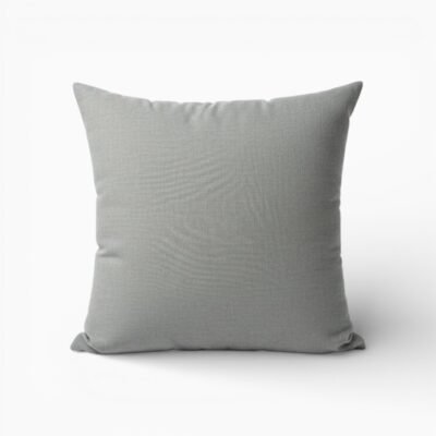 Housse coussin en coton 45x45 – Gris