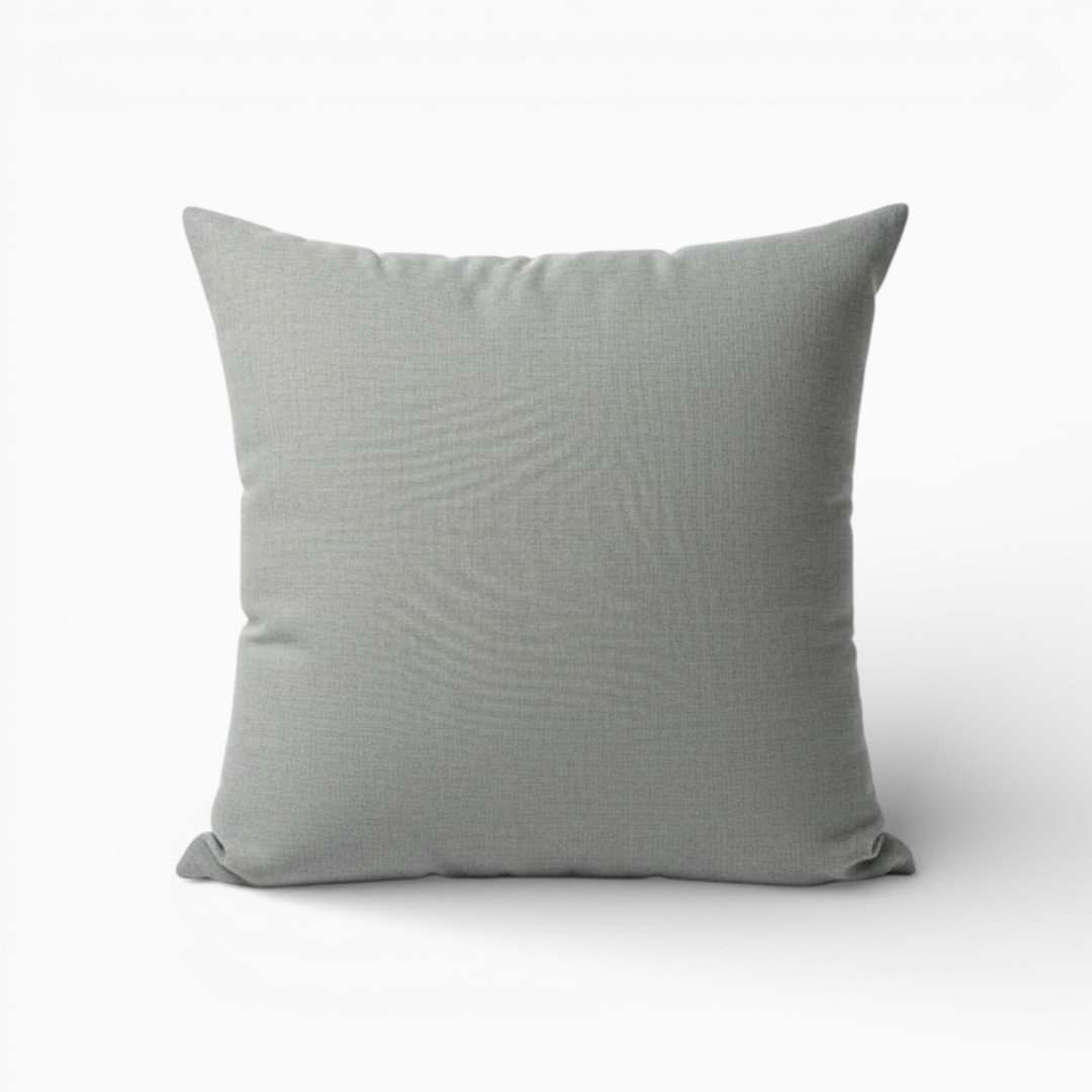 Housse coussin en coton 45x45 – Gris
