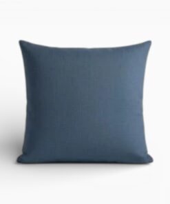 Housse coussin en coton 45 x 45 - Bleu