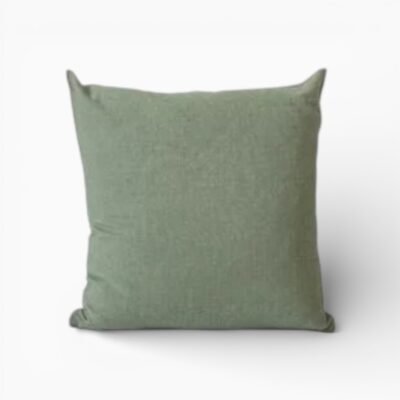 Housse de coussin coton 45 x 45cm - Olive