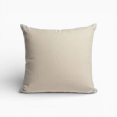 Housse coussin en coton 45x45 – Beige Naturel