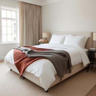 façon originale d'utiliser un plaid