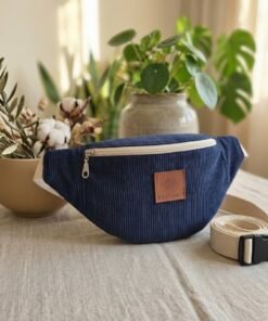 sacoche velours femme bandoulière bleu